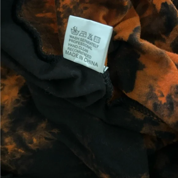 Unbranded T-shirt Women’s Large Black Tie Dye Top Freddy Jason Halloween Horror - Picture 4 of 6